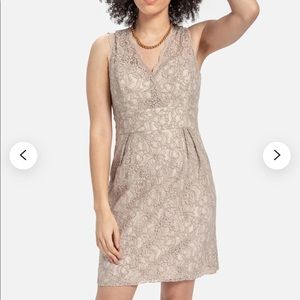 90s nude lace dress size S or M, 4 Vintage